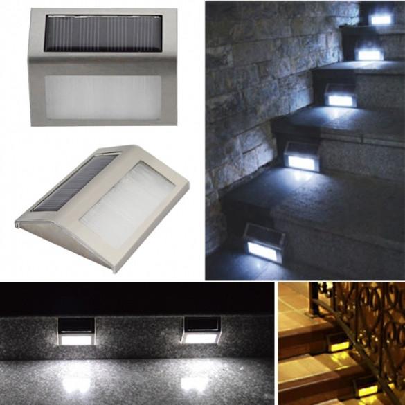 Solar Power Led Light Outdoor Home Garden Yard Wall Pathway Stair Staircase Lamp - Oh Yours Fashion - 1