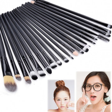 New Pro Makeup 20pcs Brushes Set Powder Foundation Eyeshadow Eyeliner Lip Brush Tool