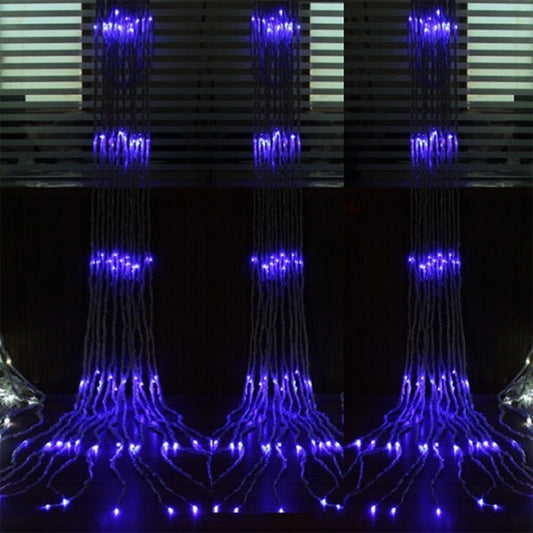 3Mx3M 320LED Outdoor Christmas Xmas String Fairy Wedding Curtain Light With Tail Plug EU/220V