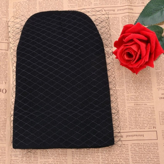 New Fashion Retro Black Supermodel Veil Street Snap Net Yarn Knitted Cap Wool Hat