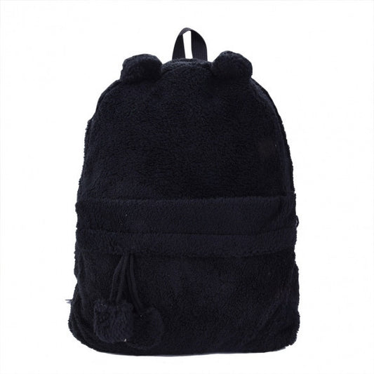 Hot Women's Young Cute Plush Bag Backpack College Campus Book Bear Backpack