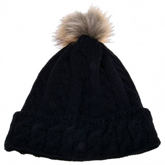 New Lady Women's Fashion Elegant Warm Casual Knit Faux Fur Cap Hat