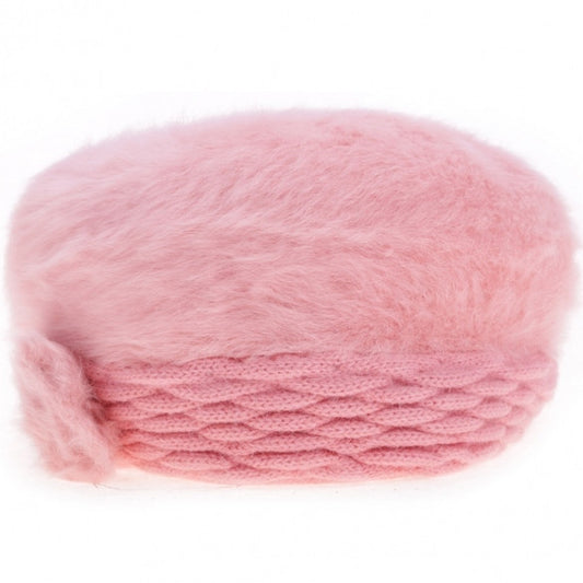 New Fashion Colors Women's Winter Warm Knitted Faux Fur Hats Beanie Cap 5 Colors