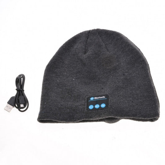 New Fashion Soft Warm Knitted Hat Wireless Bluetooth Headset Headphone High-tech Smart Cap