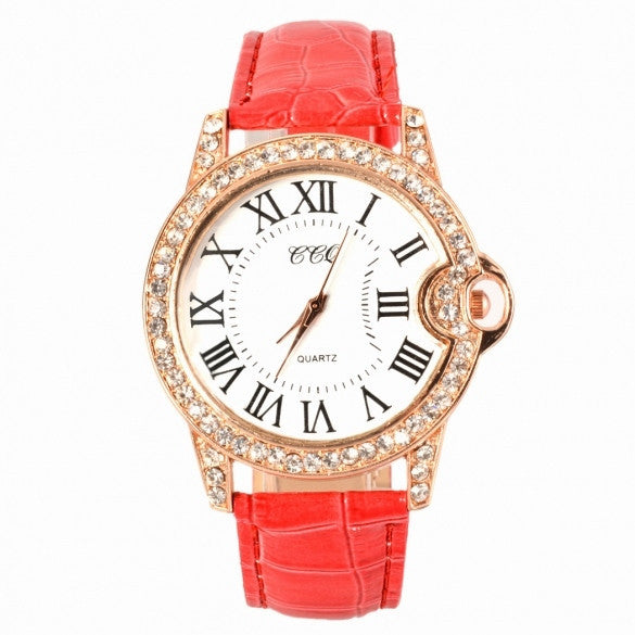 Hot Fashion Practical 6 Colors Adjustable Synthetic Leather Strap Women Watches - Meet Yours Fashion - 1