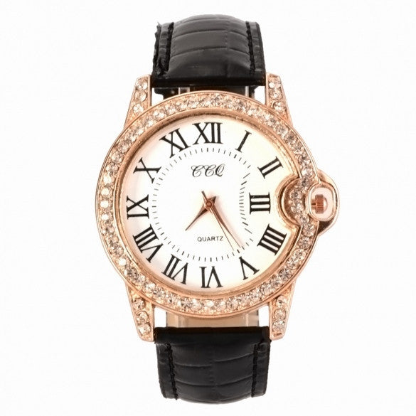 Hot Fashion Practical 6 Colors Adjustable Synthetic Leather Strap Women Watches - Meet Yours Fashion - 2