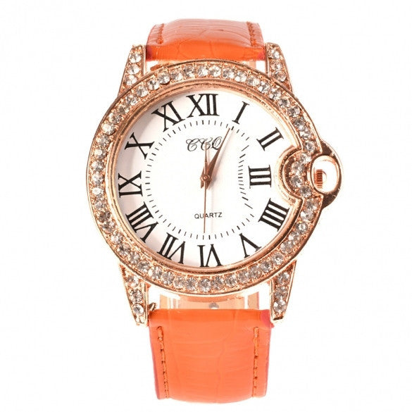 Hot Fashion Practical 6 Colors Adjustable Synthetic Leather Strap Women Watches - Meet Yours Fashion - 5