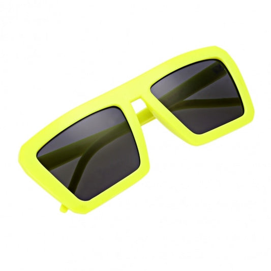 Vintage Style Unisex Square Polarized Plastic Frame Sunglasses