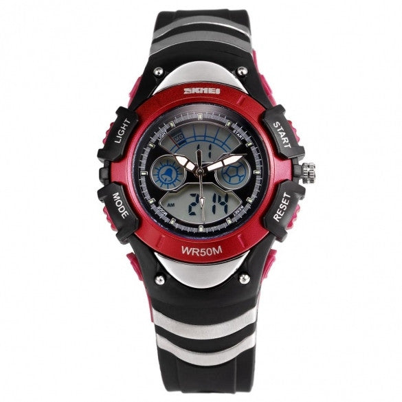 Fashion Multifunctional Watch LED Digital Dial Quartz Wristwatch Student Sport Watch