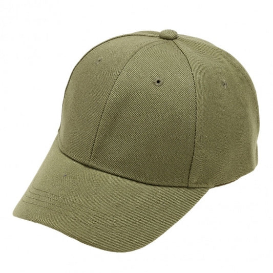 Unisex Fashion Plain Baseball Cap Adjustable Brimmed Cap