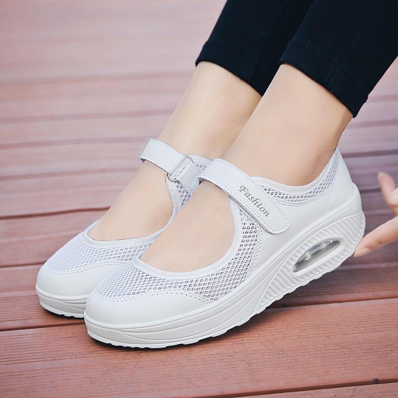 Casual鑱紹reathable Slip On Sneakers Flats