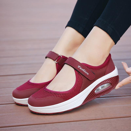 Casual鑱紹reathable Slip On Sneakers Flats
