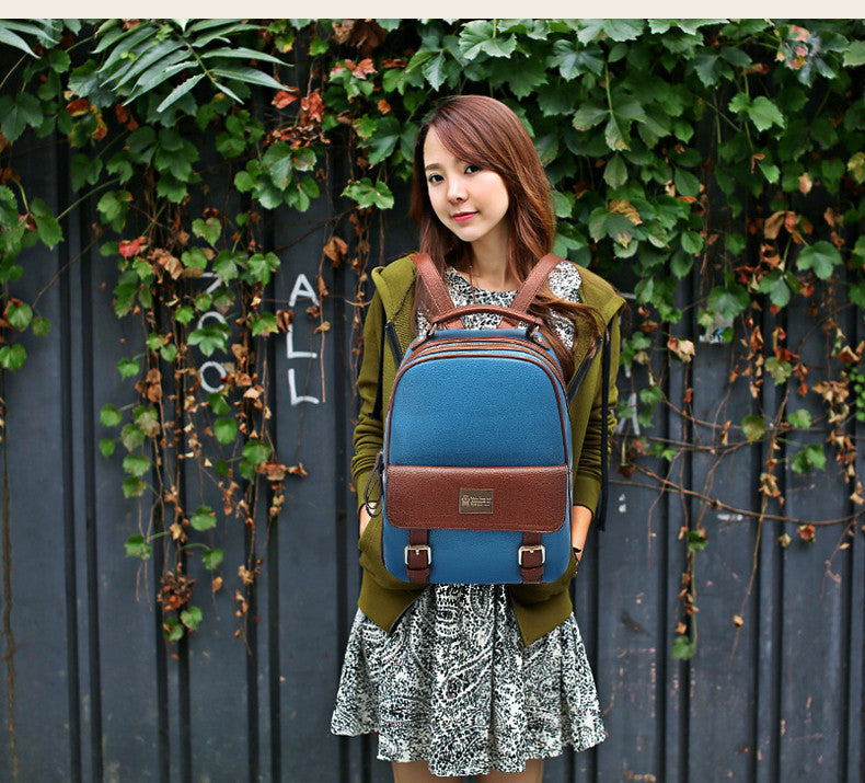 Girls PU School Travel Backpack Bag - MeetYoursFashion - 7