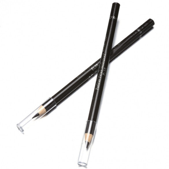 2Pcs Black EyeLiner Smooth Waterproof Cosmetic Beauty Makeup Eye Liner Pencil