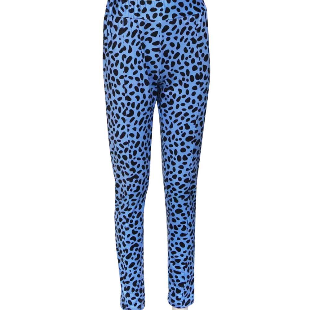 Leopard High Waist Casual Skinny Pants