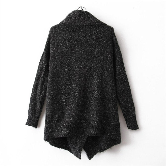 Fashion Splicing Pothook Cardigans Sweater Coat For Women - Meet Yours Fashion - 2