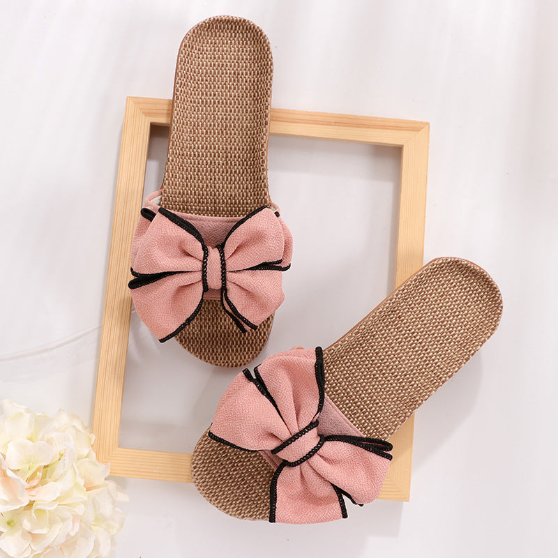 Casual Bow-knot Soft Slippers